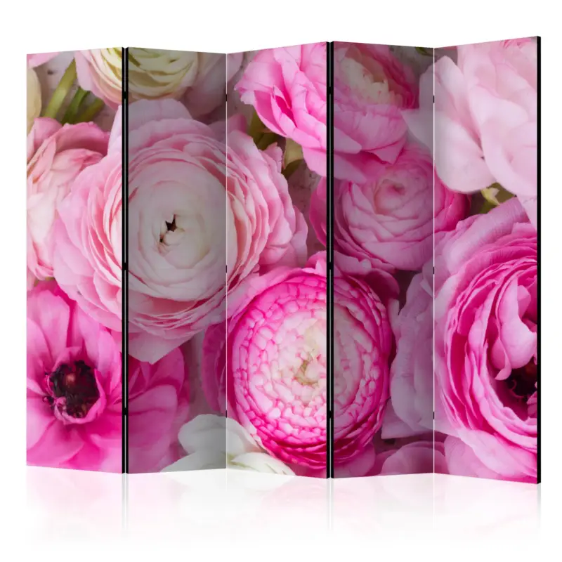Kamerscherm - Ranunculus Flowers II [Room Dividers] - 225x172 Prix Choc