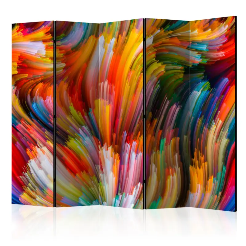 Kamerscherm - Rainbow Waves II [Room Dividers] - 225x172 Remise