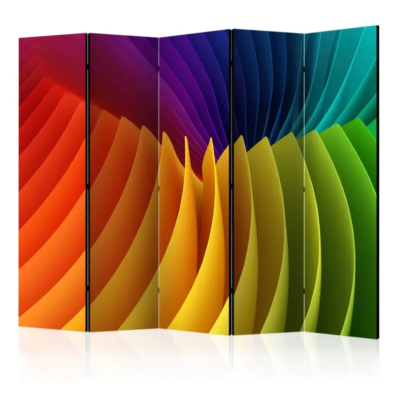 Offre Exclusive Kamerscherm - Rainbow Wave II [Room Dividers] - 225x172