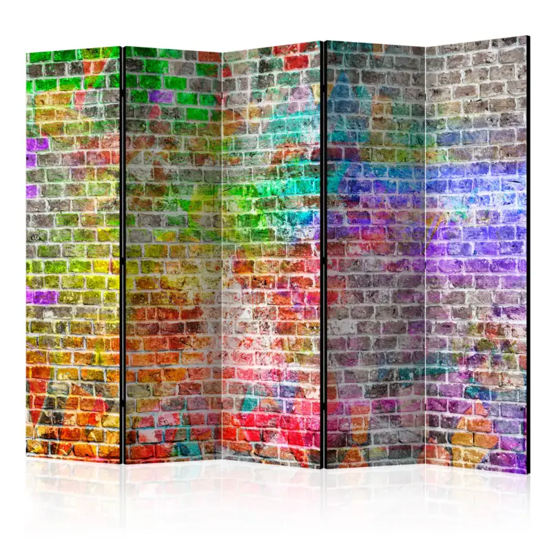 Kamerscherm - Rainbow Wall II [Room Dividers] - 225x172 Prix Réduit