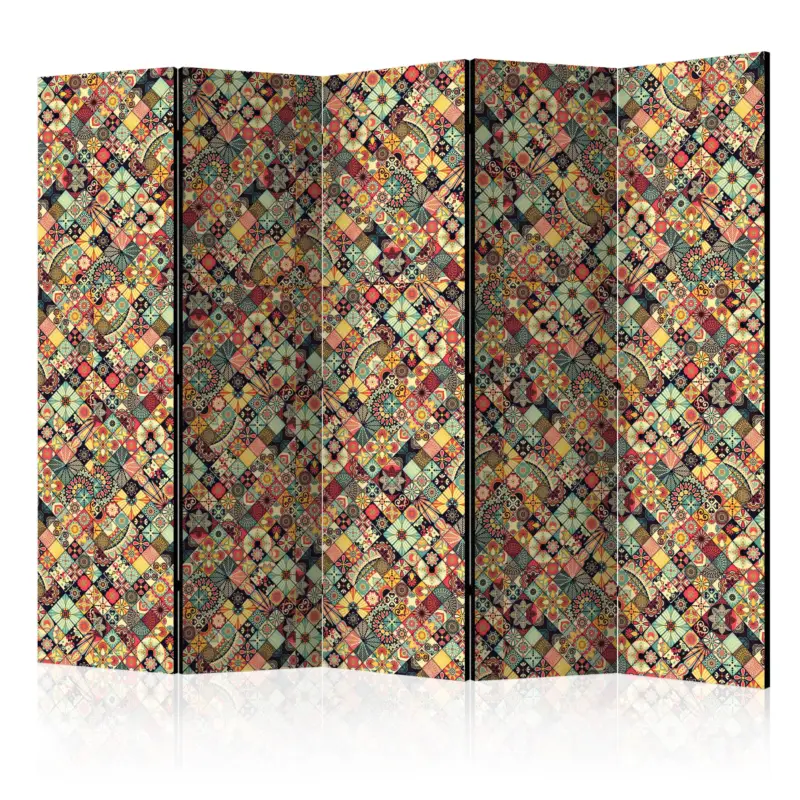 Kamerscherm - Rainbow Mosaic II [Room Dividers] - 225x172 Prix Bas