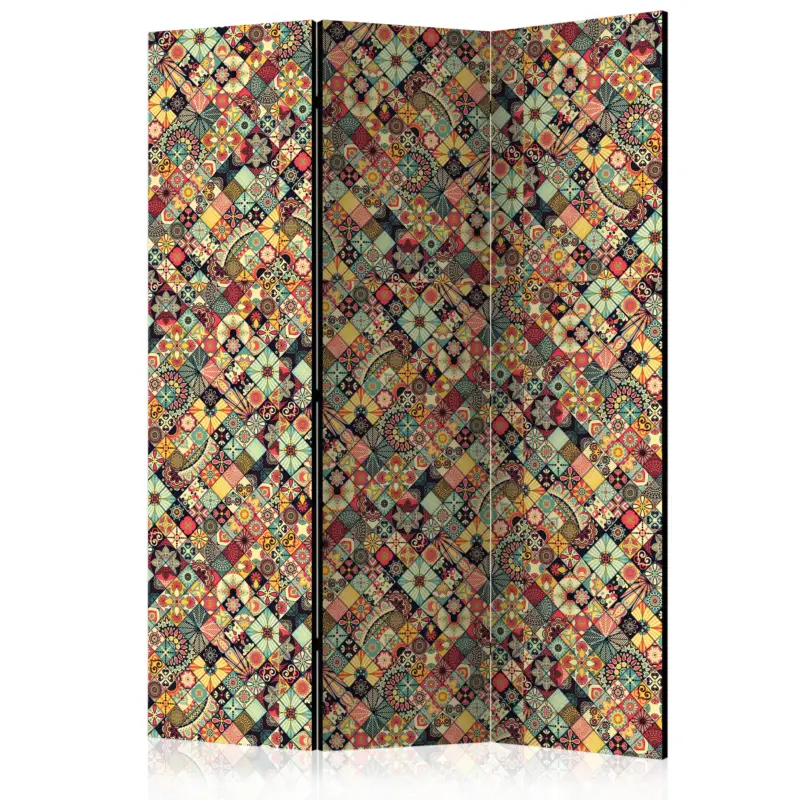 Promotion Kamerscherm - Rainbow Mosaic [Room Dividers] - 135x172