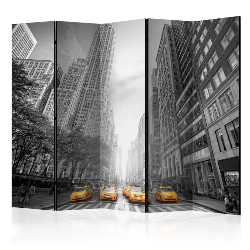 Achetez Aujourd’hui Kamerscherm - New York - yellow taxis II [Room Dividers] - 225x172