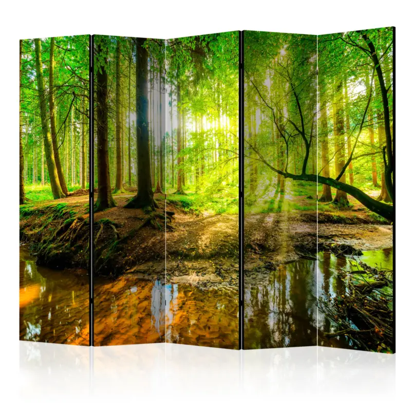 Acheter En Ligne Kamerscherm - Forest Stream II [Room Dividers] - 225x172