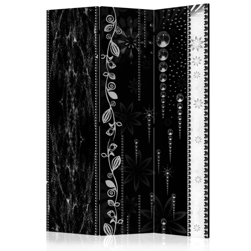 Acheter En Ligne Kamerscherm - Black Elegance [Room Dividers] - 135x172