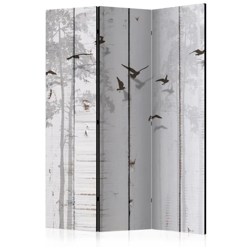 Achetez Aujourd’hui Kamerscherm - Birds on Boards [Room Dividers] - 135x172