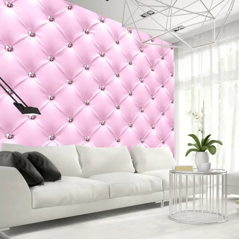 Acheter En Ligne Zelfklevend fotobehang - Pink Lady - 98x70