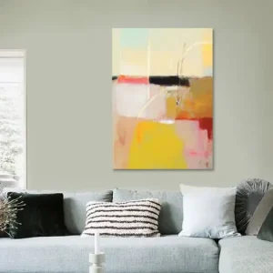 Abstract schilderij in warme kleuren van Studio Allee - NL1123733M13S50x70 Bon Marché