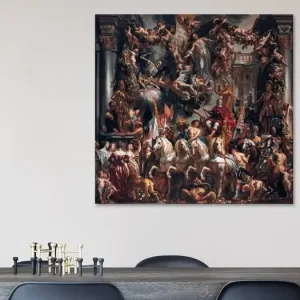 Triomf van Frederik Hendrik, Prins van Oranje, Jacob Jordaens uit de oude meesters collectie - NL964991M13S80x75 Retour Gratuit