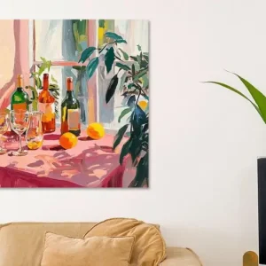 Vrolijk stilleven van Dream Drip - NL1594132M13S70x55 Vente Directe