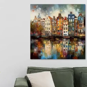 Affaire À Saisir Amsterdam Schilderij van Preet Lambon - NL1143812M13S60x60
