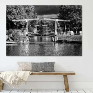 Abel Tasmanbrug in Utrecht (liggend). van André Blom Fotografie Utrecht - NL1720174M13S75x50 Jusqu’à Épuisement Des Stocks