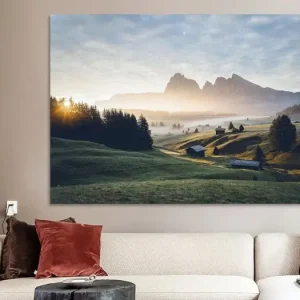 Zonsopgang in de bergen van Felix Van Lantschoot - NL768936M13S75x50 Quantité Limitée