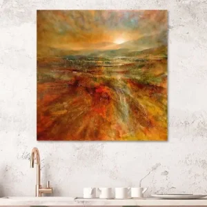 Zonsopgang van Annette Schmucker - NL297385M13S60x60 Pas Cher