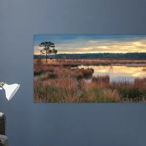 Zonsopkomst in het Dwingelderveld van Henk Meijer Fotografie - NL1109855M13S80x45 Offre Spéciale