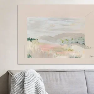 'Soft Breeze' | Abstract landschap in rustige, warme kleuren van Ceder Art - NL966915M13S70x50 Dernière Chance