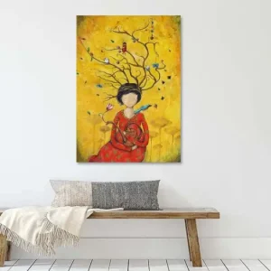 "Tangled", "Verstrengeld" van keanne van de Kreeke - NL113609M13S50x70 Nouvelle Collection