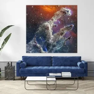 Zuilen van de Schepping (NIRCam en MIRI compositiefoto) van NASA and Space - NL1082830M13S65x60 Vente Directe