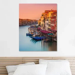 Zonsopkomst in Venetië van Henk Meijer Fotografie - NL903737M13S55x70 Expédition Rapide