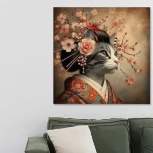 a Geisha Cat van J.O. Han - NL1698478M13S60x60 Meilleur Prix