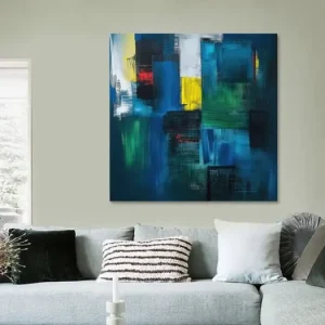 "Dynamiek van Kleur en Structuur" van BS - NL1696197M13S60x60 Authentique