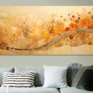 Abstract Aardetinten van Abstract Schilderij - NL1324722M13S90x40 Commander Vite