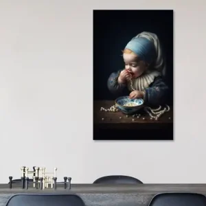 About Little Girls with Pearls van J.O. Han - NL1594725M13S50x80 Vente Flash