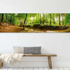 Zonsopgang in het bos van Günter Albers - NL498813M13S120x30 Achetez Aujourd’hui