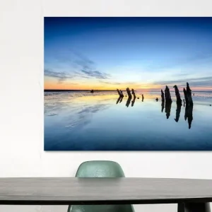 Zonsondergang boven het wad van Sjoerd van der Wal Fotografie - NL142697M13S75x50 Authentique