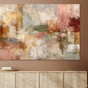 Aardetinten compositie - Dromerig schilderij van Joriali Abstract - NL1807662M13S75x50 Prix Choc