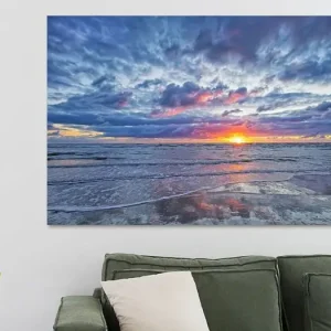 Zonsondergang op Texel. van Justin Sinner Photography ( Fotograaf op Texel) - NL906455M13S75x45 Prix Promo