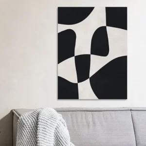 Zwart-wit meetkunde 1 van Vitor Costa - NL1537709M13S60x80 Solde