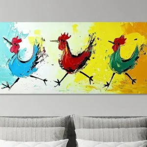 3 Kippen van De Mooiste Kunst - NL1612208M13S100x40 Vente Flash