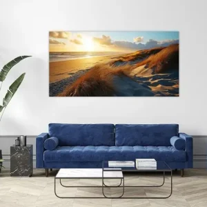 Zonsondergang op het strand van Vlindertuin-Art - NL1326383M13S90x45 Expédition Rapide
