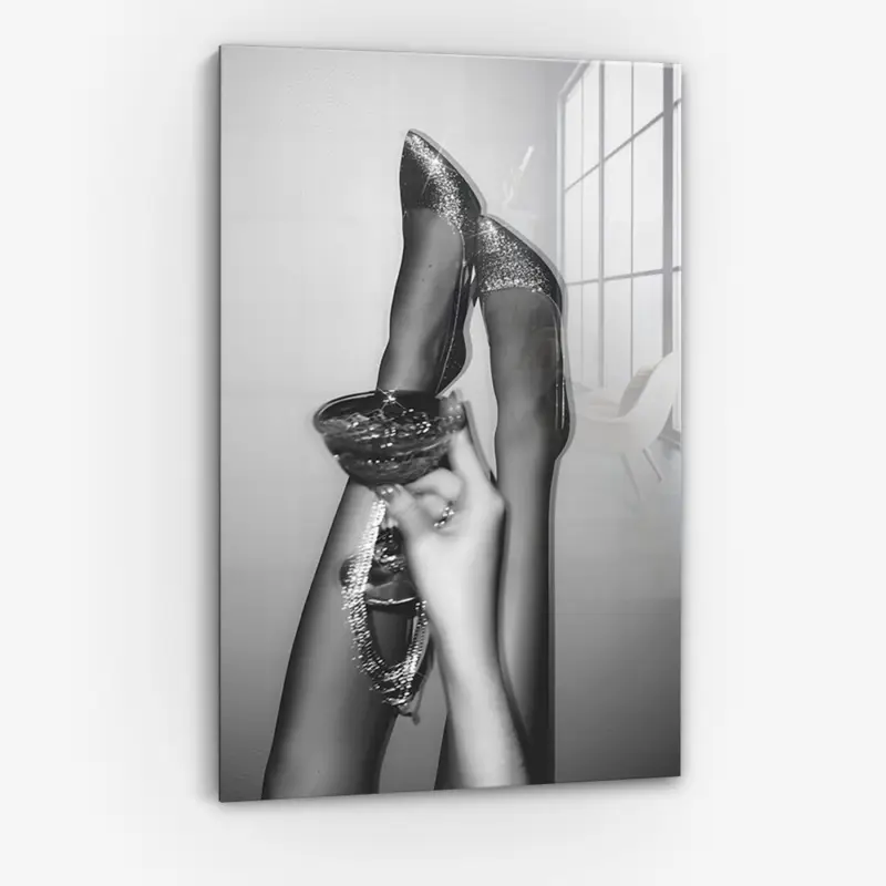 Meilleur Choix Stylish Evenings IV - Glas - Gehard glas - 60x90 cm - Zonder lijst