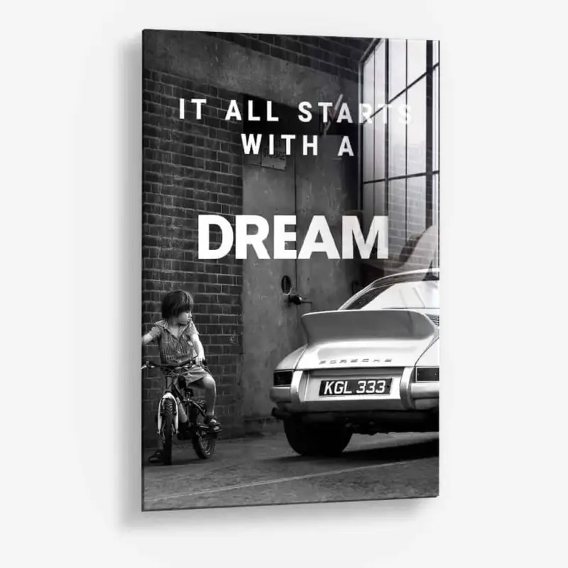 Commander Maintenant Dream - Glass - Gehard glas - 40x60 cm - Zonder lijst