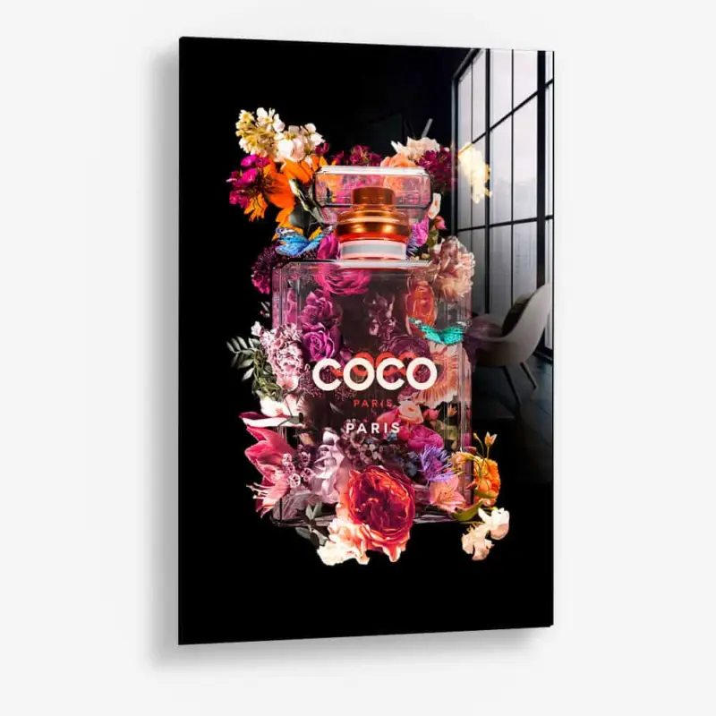 Top Vente Le Perfume – Glass - Gehard glas - 40x60 cm - Zonder lijst