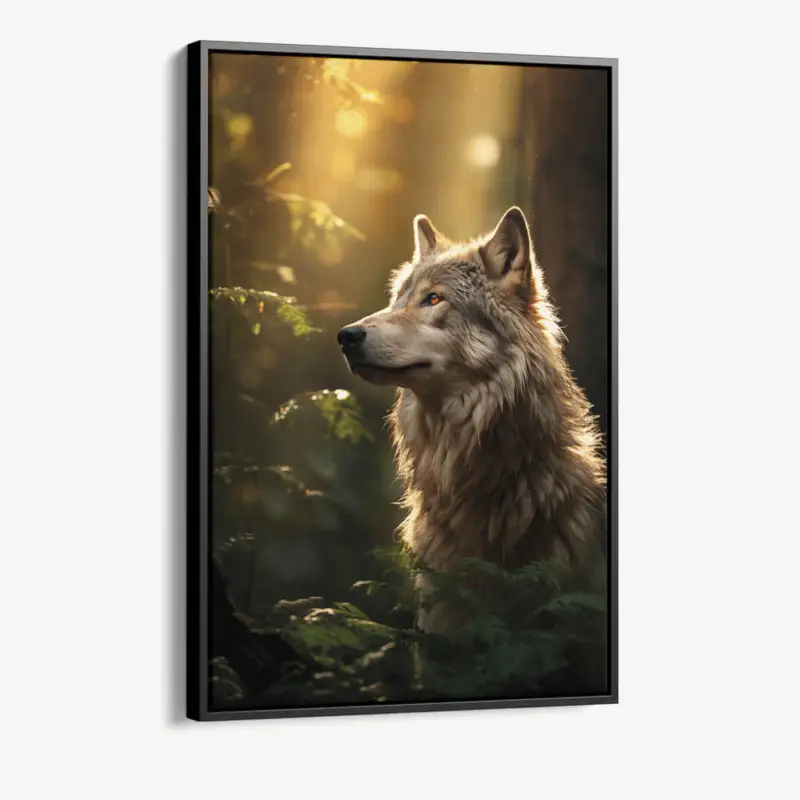 "Forest Wolf" - Canvas - 40x60 cm Affaire À Saisir