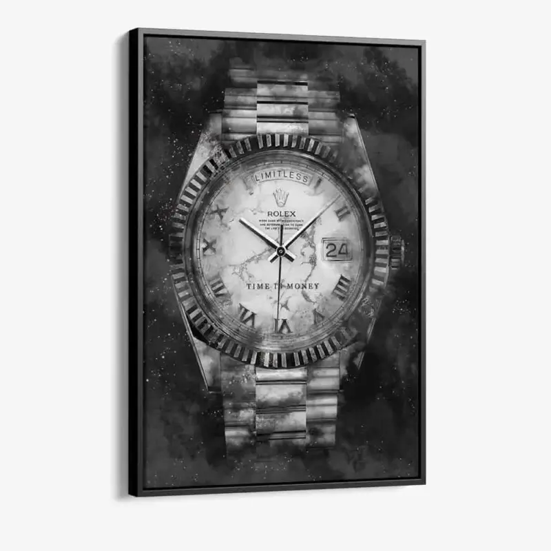 "Expensive Time" - Canvas - 40x60 cm Meilleur Choix