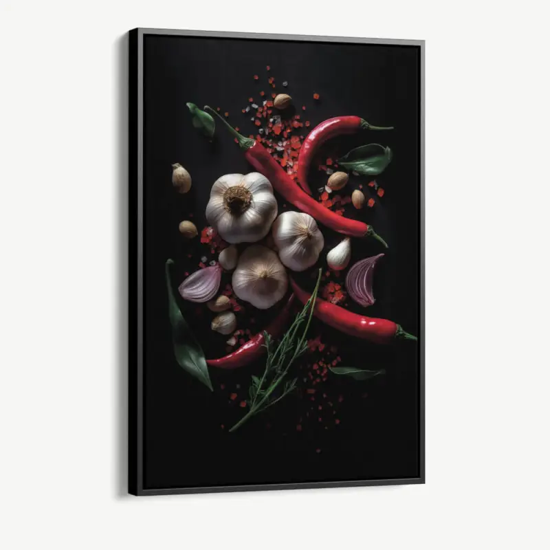 "Art of spice II" - Canvas - 40x60 cm Achat Immédiat