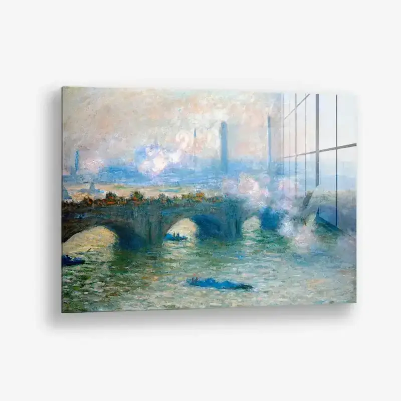 Waterloo Bridge – Glass - Gehard glas - 40x60 cm - Zonder lijst Offre Spéciale