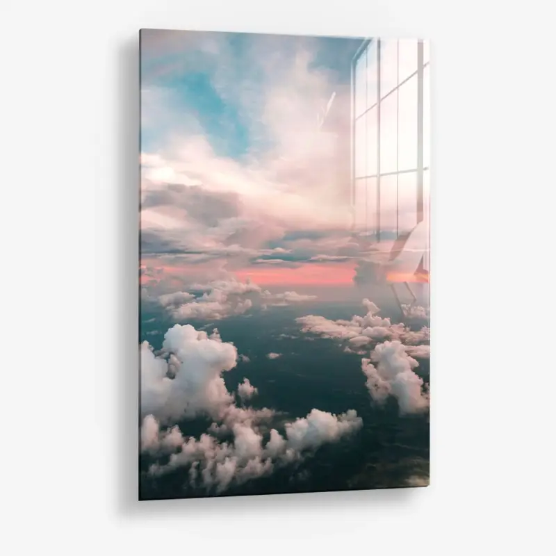 Vente Flash Sky Draft – Glass - Gehard glas - 40x60 cm - Zonder lijst