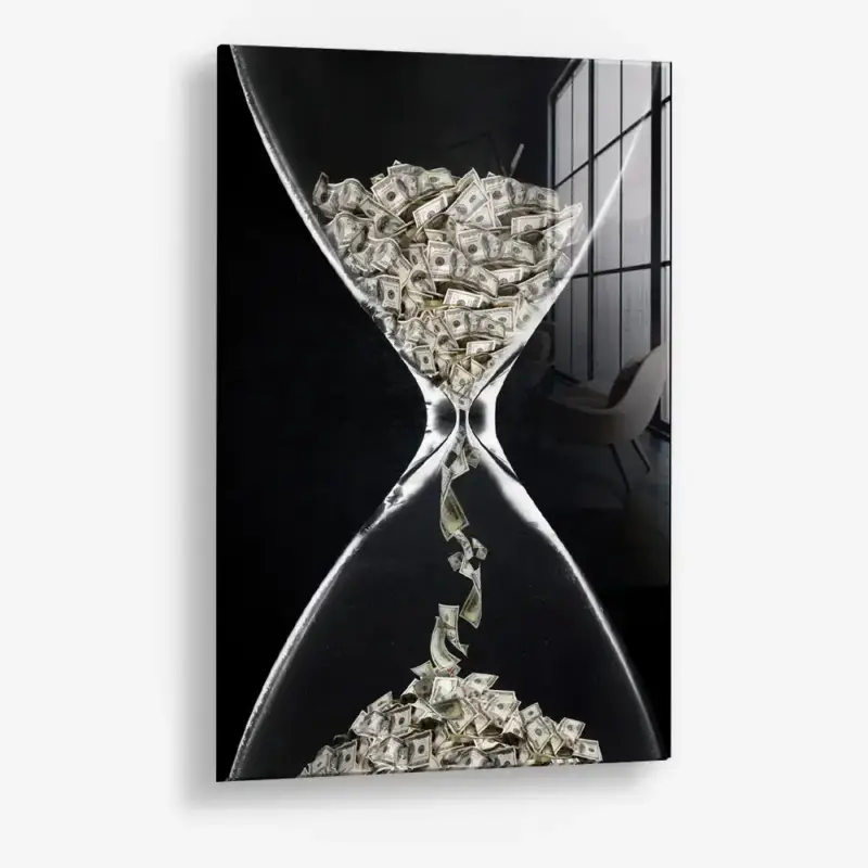 Time Capital – Glass - Gehard glas - 40x60 cm - Zonder lijst Satisfait Ou Remboursé