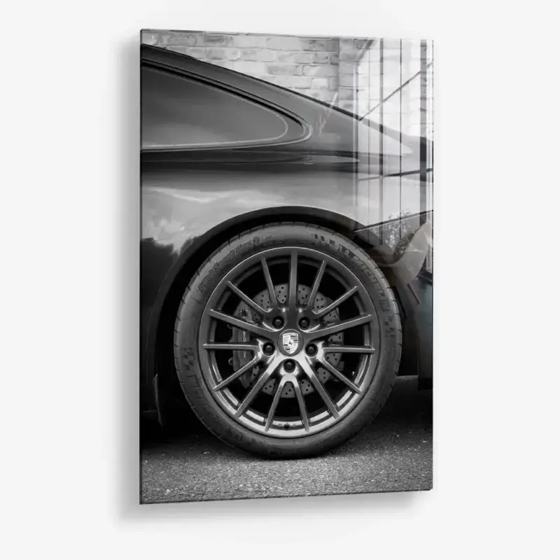 Timeless Car III – Glass - Gehard glas - 40x60 cm - Zonder lijst Prix Bas
