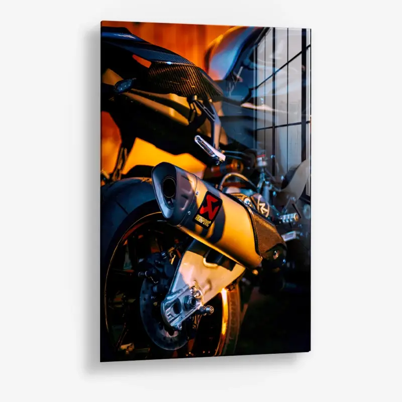 Titanium Rush – Glass - Gehard glas - 40x60 cm - Zonder lijst Prix Promo