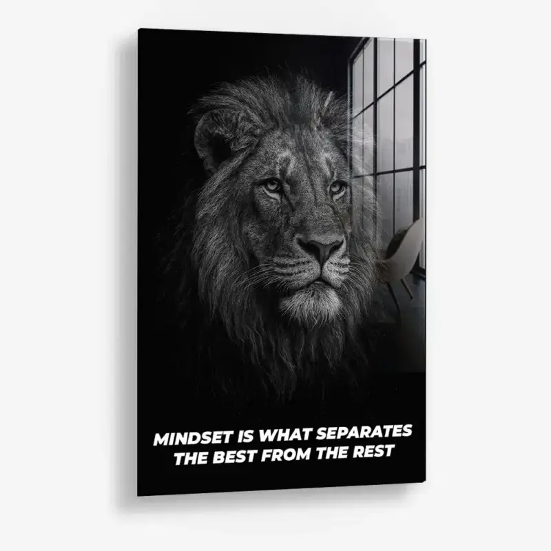 Uncivilized Wisdom I – Glass - Gehard glas - 40x60 cm - Zonder lijst Livraison Express