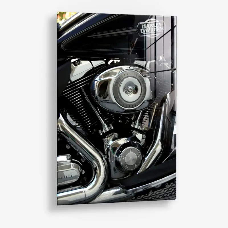 V-Twin Legend – Glass - Gehard glas - 40x60 cm - Zonder lijst Nouvel Arrivage