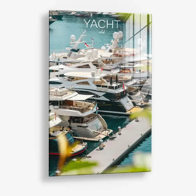 Yacht Club I – Glass - Gehard glas - 40x60 cm - Zonder lijst Achat Immédiat