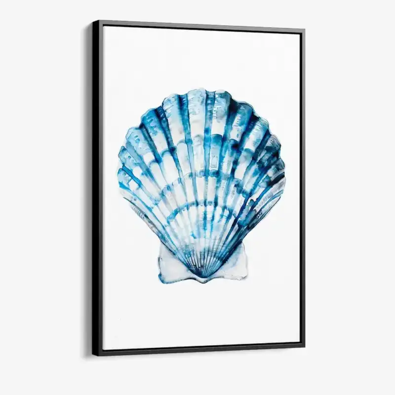 "Azure Fossil I" - Canvas - 40x60 cm Acheter Direct