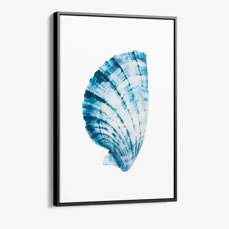 "Azure Fossil II" - Canvas - 40x60 cm Quantité Limitée